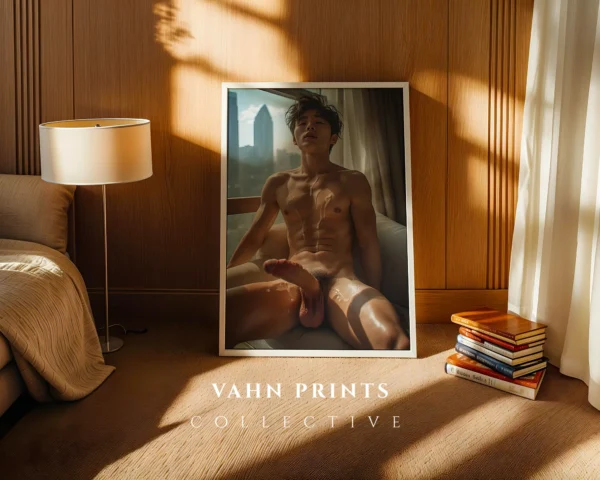 Soft Shadow Man Body Photography Wall Art Decor Printable