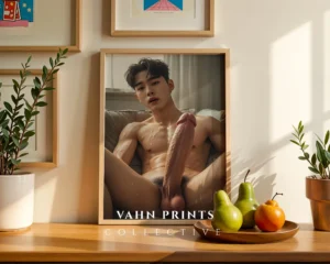 Museum Inspired Man Body Photography Wall Print Digital