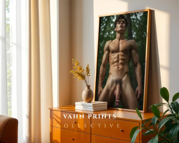 High Art Man Body Photography Printable Wall Print