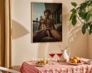 Classic Man Body Photography Wall Art Printable Poster