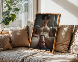 Refined Interior Man Body Photography Wall Art Print