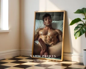 Studio Light Man Body Photography Wall Art Digital