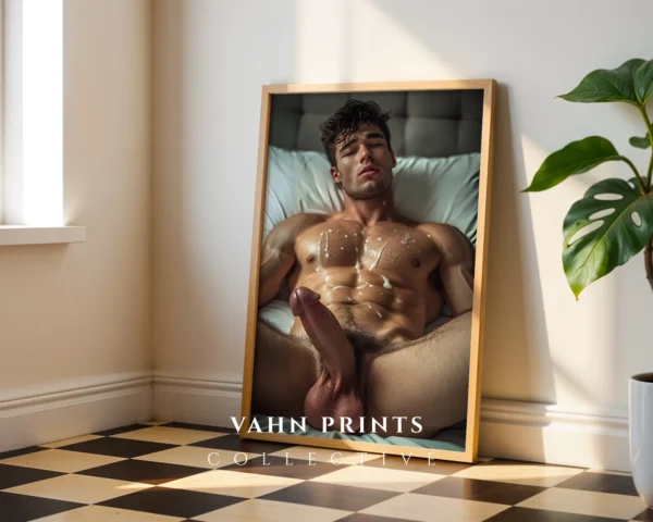 Studio Light Man Body Photography Wall Art Digital