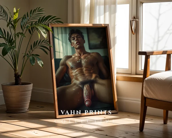 P407c_m1 Modern Art Man Body Photography Printable Wall Print