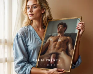 Editorial Style Man Body Photography Wall Art Printable