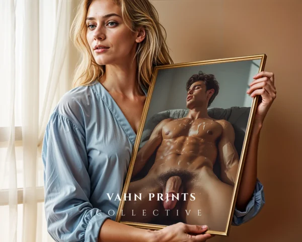 Editorial Style Man Body Photography Wall Art Printable