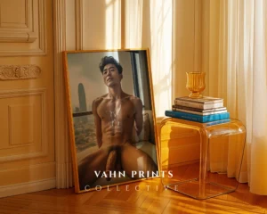 P422c_m1 Minimal Guy Body Photography Wall Art Printable Poster