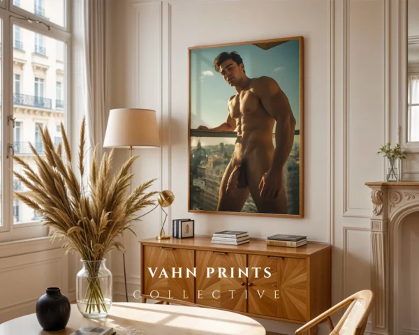 P423c_m1 Fine Art Guy Body Photography Wall Art Print Instant Download