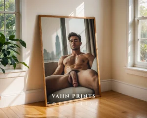 P429c_m1 Masculine Guy Body Photography Wall Art Print Digital