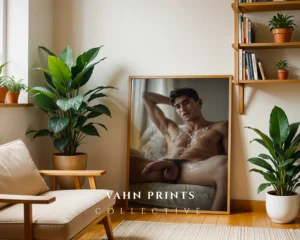 P434c_m1 Minimalist Guy Body Photography Wall Art Printable