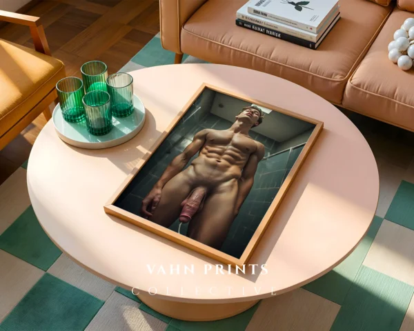 Gallery Style Guy Body Photography Wall Art Print Download