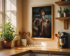 Monochrome Guy Body Photography Wall Art Printable Decor