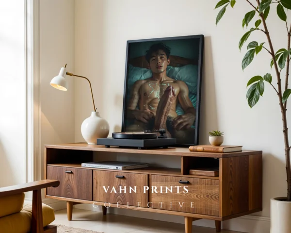 Stylish Guy Body Photography Wall Art Print Digital