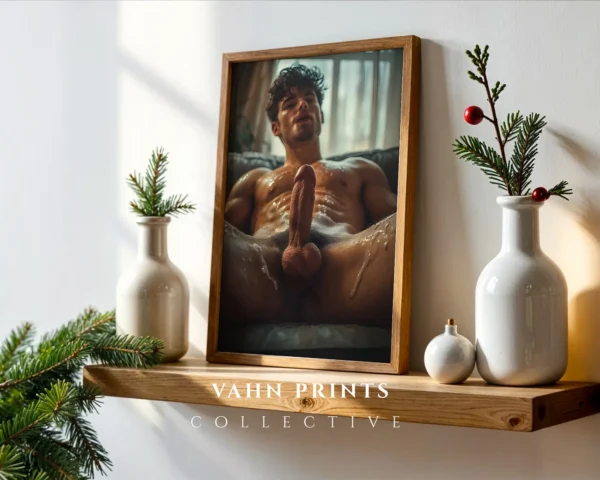 P455c_m1 Clean Line Guy Body Photography Wall Art Print Download