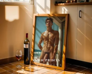 Art Focus Guy Body Photography Wall Art Print Digital