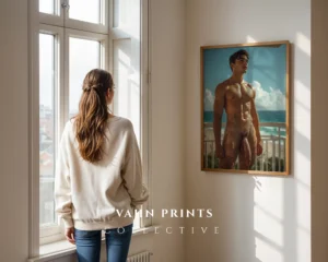 Muted Light Guy Body Photography Wall Art Print Download