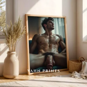 Minimal Decor Guy Body Photography Wall Art Printable