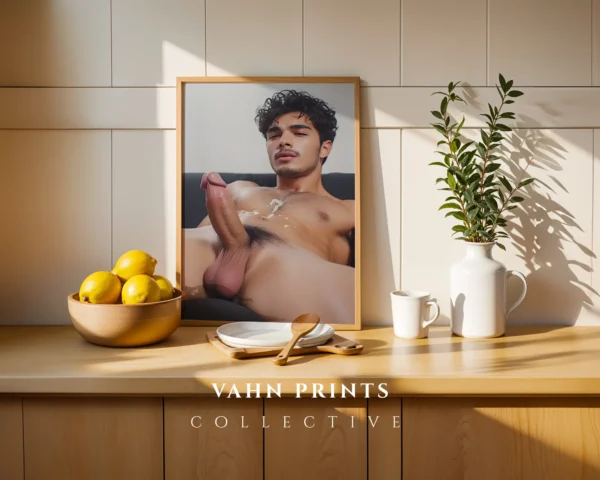 Balanced Light Guy Body Photography Wall Art Print