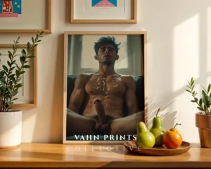 Guy Body Photography Wall Art Print Digital Decor