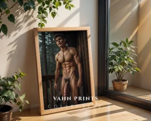 P496c_m1 Minimalist Guy Form Photography Wall Art Printable