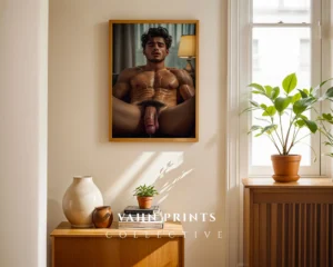 Elegant Male Body Photography Wall Art Print Decor