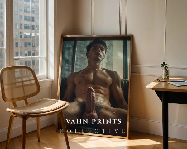 P501c_m1 Contemporary Man Body Photography Wall Art Print