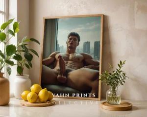 Modern Male Form Photography Wall Art Print Digital Download