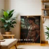 Clean Aesthetic Male Physique Photography Wall Art Print
