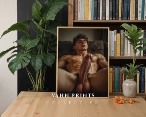 Expressive Male Figure Photography Wall Art Printable