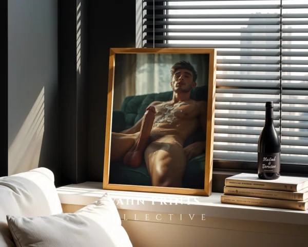 Modern Interior Male Form Photography Wall Art Digital Download