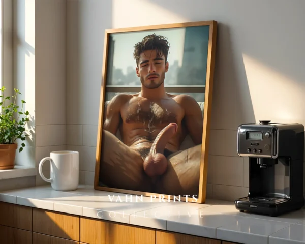 Studio Light Man Figure Photography Wall Art Printable