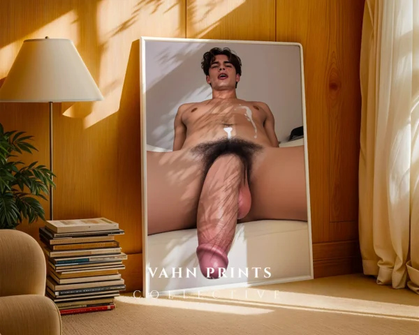 Calm Mood Guy Physique Photography Wall Art Print