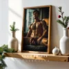 Tasteful Man Body Photography Wall Art Printable Poster