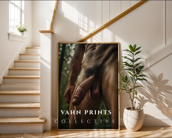 P533c_m1 Minimal Wall Male Form Photography Wall Art Digital Download