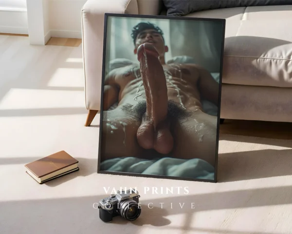 Sophisticated Male Body Photography Wall Art Printable Poster