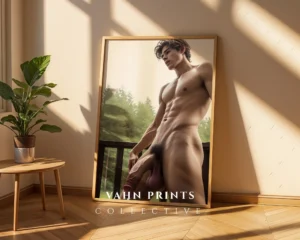 Classic Male Physique Photography Wall Art Print