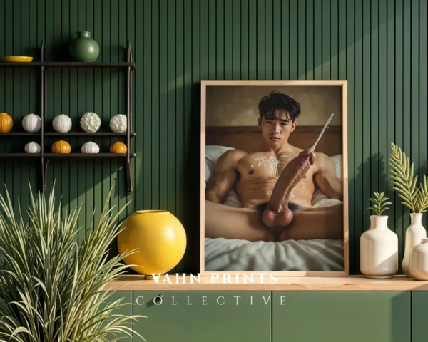 Curated Decor Man Physique Photography Wall Art Print