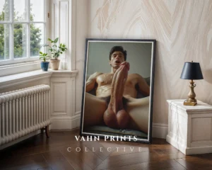 Clean Form Guy Body Photography Wall Art Printable Poster