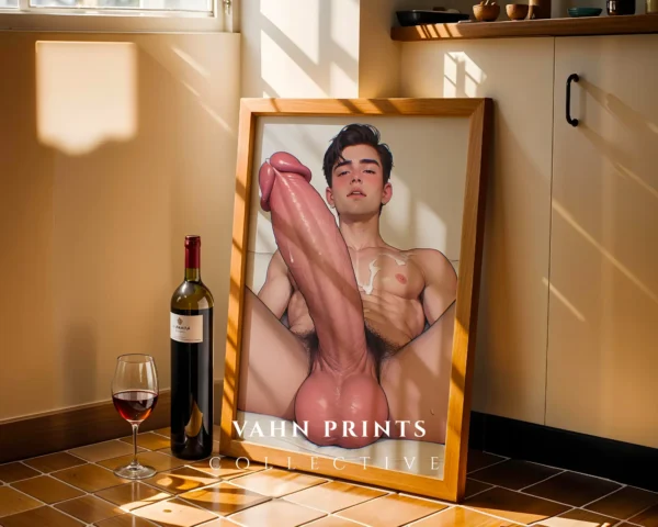 Neutral Wall Man Physique Photography Wall Art Printable