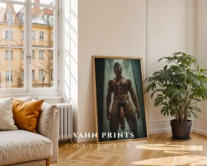 Simple Decor Guy Figure Photography Wall Art Print