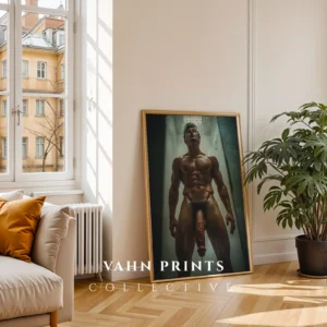 Simple Decor Guy Figure Photography Wall Art Print