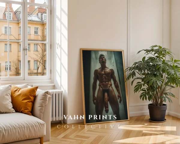 Simple Decor Guy Figure Photography Wall Art Print