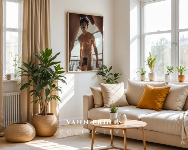 Elegant Guy Physique Photography Wall Art Printable