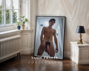 Refined Man Body Photography Wall Art Printable Poster