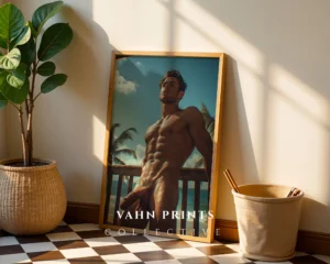 Clean Aesthetic Guy Form Photography Wall Art Digital Download