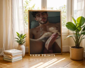 Moody Male Physique Photography Wall Art Printable