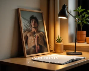 Balanced Light Man Figure Photography Wall Art Print