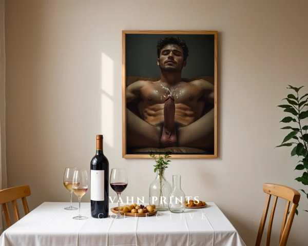 Expressive Man Body Photography Wall Art Printable Poster