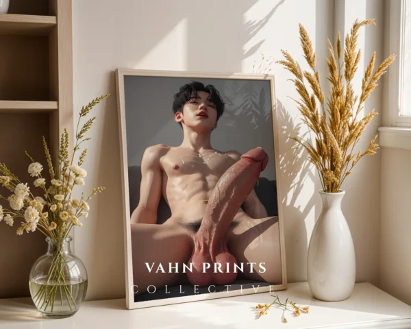 P571c_m1 Balanced Form Man Figure Photography Wall Art Print