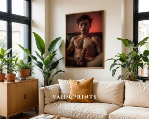 Timeless Guy Body Photography Wall Art Printable Poster